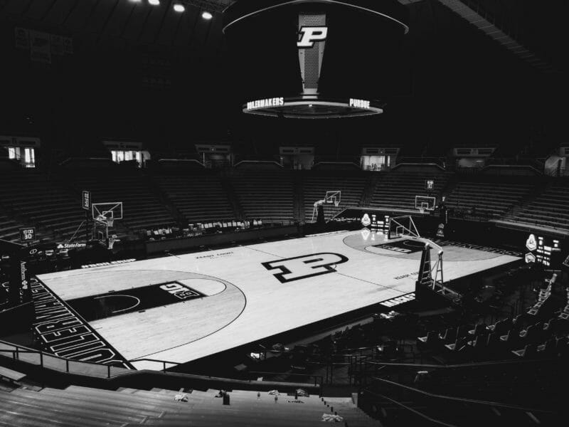 Basketball Court at Purdue University