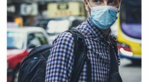 Technical Students taking precaution