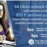 Workforce Incentive Awards for 54 Ohio School Districts