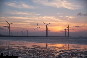 Wind Electricity on Windless Day