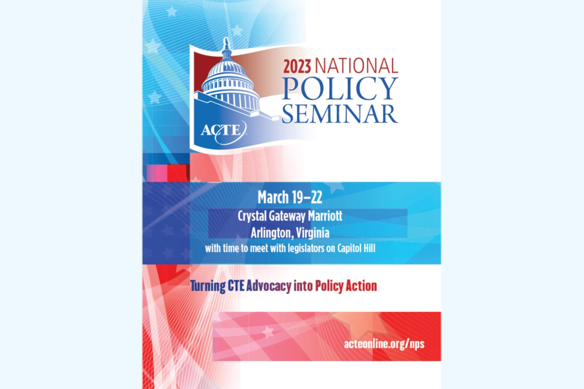 ACTE National Policy Seminar 2023 Technical Education Post