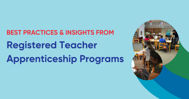 Registered Teacher Apprenticeship Programs