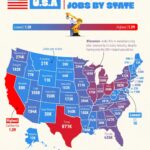 America Manufacturing Jobs by State