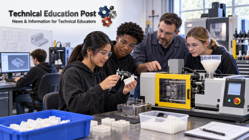 Benchtop Injection Molding Brings Real Production Habits Into High School Manufacturing Labs