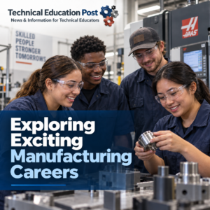 People exploring exciting manufacturing careers.