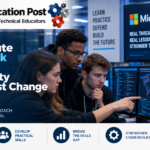 Cybersecurity students examining a simulated automated cloud attack.