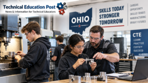 Ohio high school CTE students receive hands-on manufacturing training while earning industry-recognized credentials valued by employers.