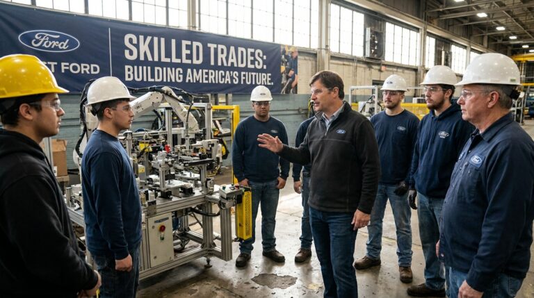 Ford CEO Calls for National Strategy to Rebuild Skilled Trades Workforce
