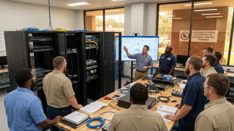 Louisiana College Trains AI Data Center Technicians in Just Four Weeks